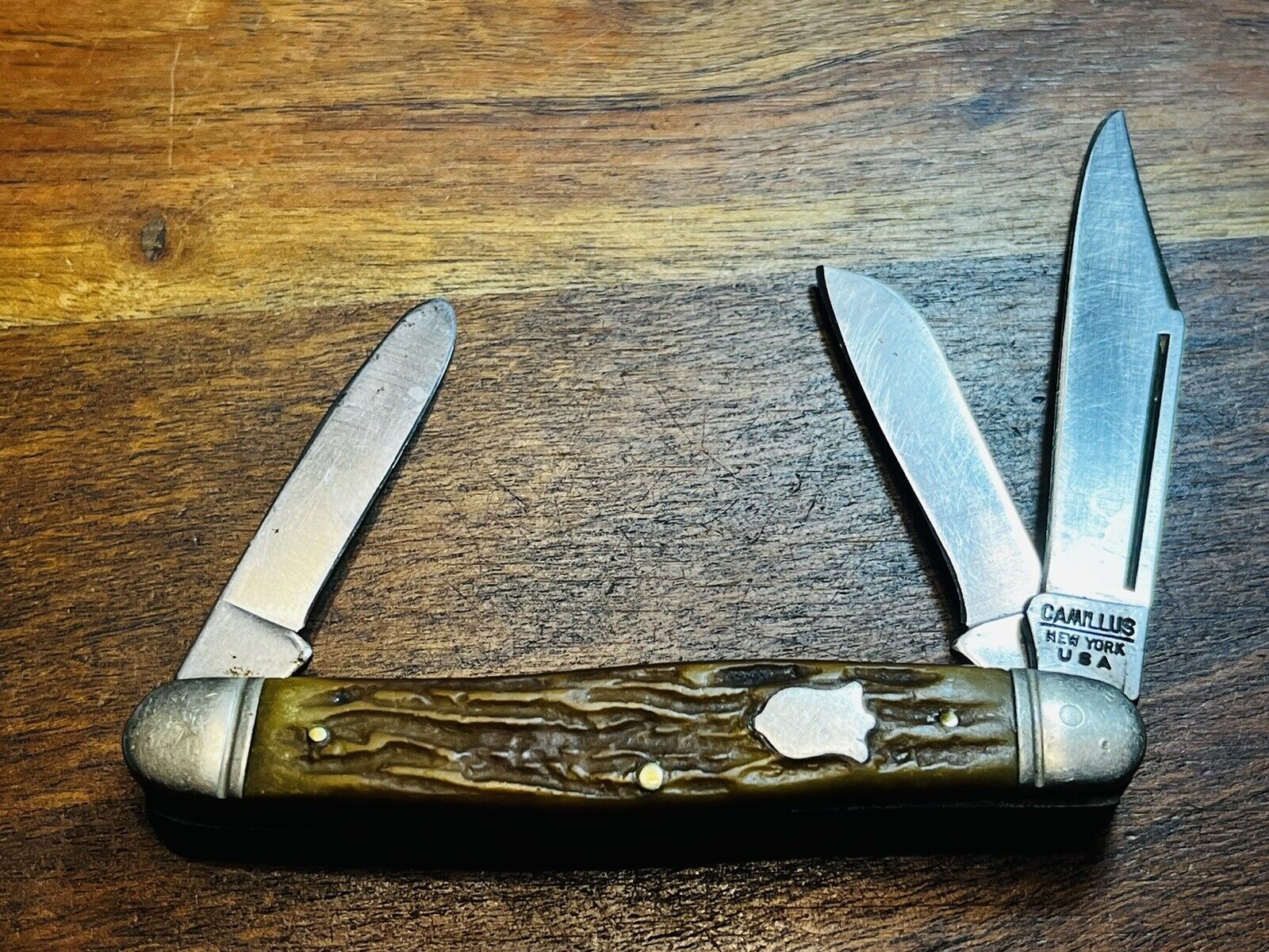 Camillus Vintage Model #179 Sword Brand Stockman Folding Pocket Knife