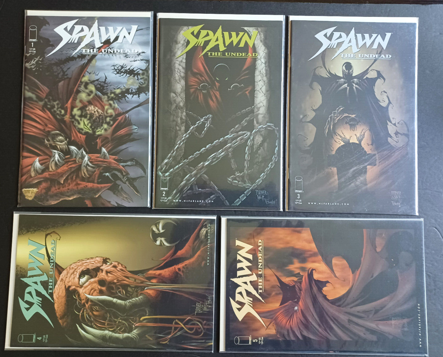 Spawn: The Undead #1-9 complete set - Todd McFarlane - Image - 1999 - NM