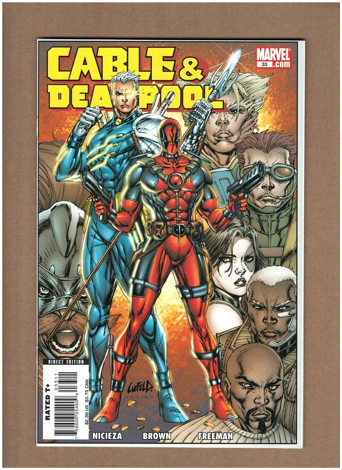 Cable & Deadpool #33 Marvel Comics 2006 Rob Liefeld Cover NM- 9.2