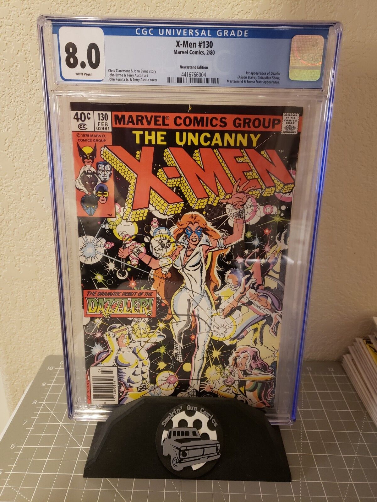 X-Men #130 cgc 8.0 white pages 1980 1st Dazzler  