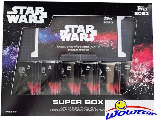 2023 Topps Star Wars FLAGSHIP HUGE Sealed HOBBY SUPER Box-EXCLUSIVE WIDEVISION