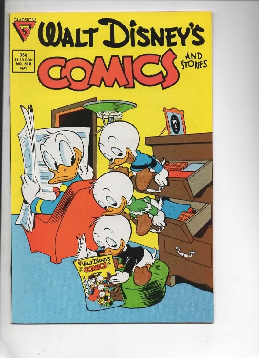 Walt Disney\'s Comics and Stories #518  Gladstone  1987 VG/Fine\