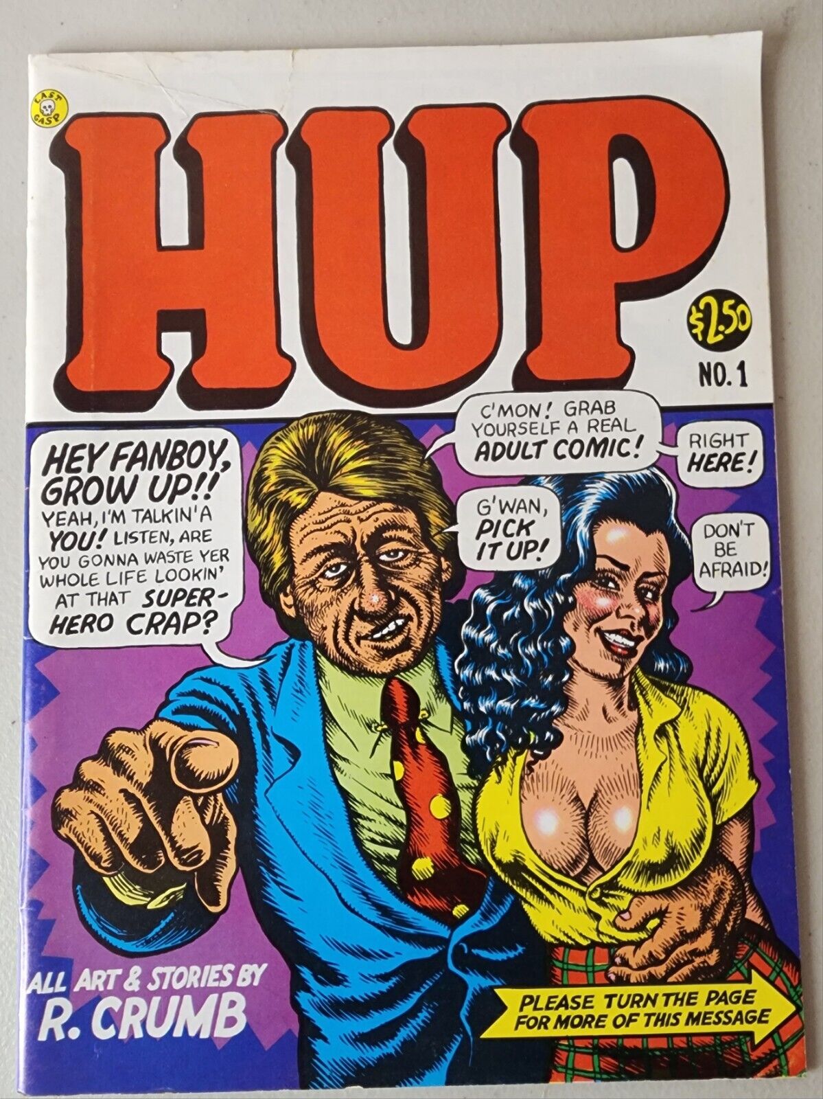 Vintage HUP #1 (1987) Robert CRUMB Last Gasp Comic