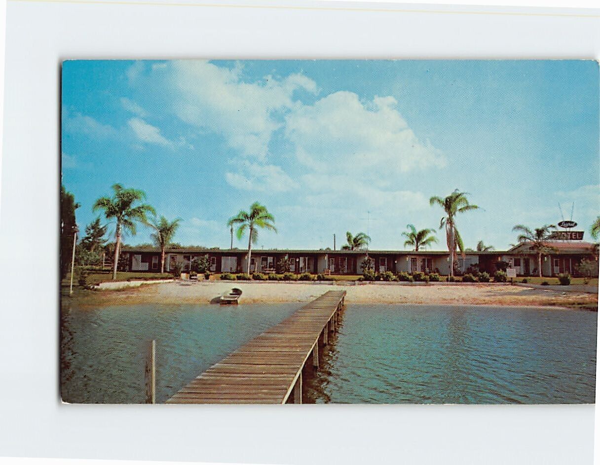 Postcard Laurel Motel Lake Wales Florida USA