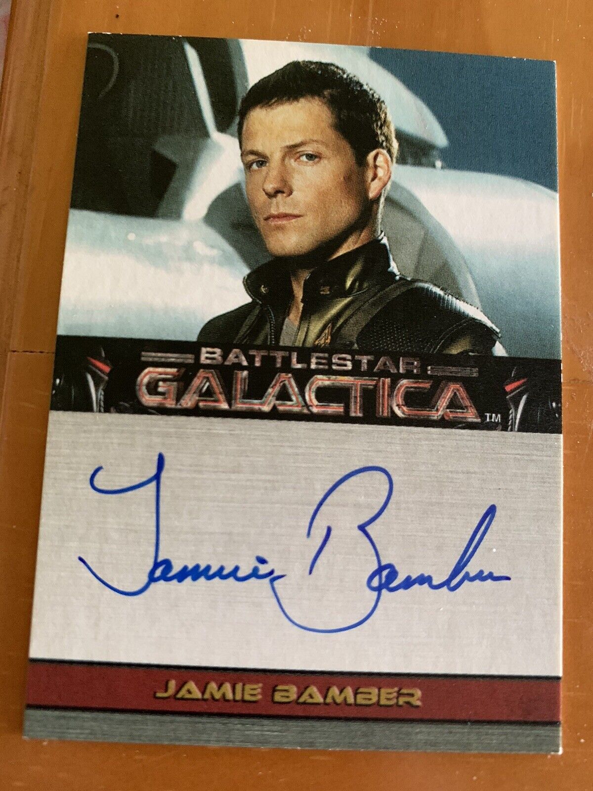 Battlestar Galactica season 1 autograph card Jamie Bamber - Lee Adama