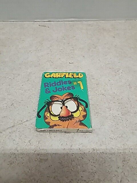 Garfield Riddle And Joke Cards Vintage 1978 Complete Cat