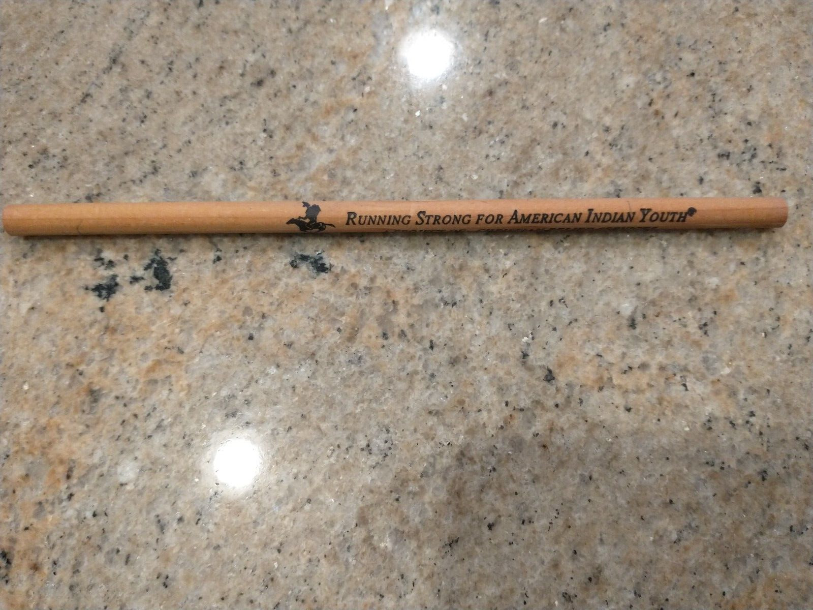 Vintage Unused Pencil Running Strong for American Indian Youth Christian Relief