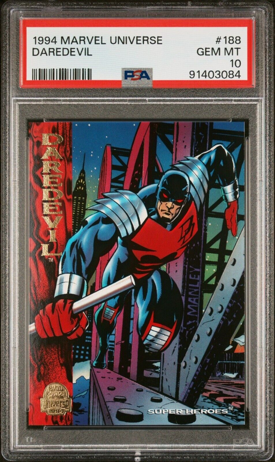 1994 Marvel Universe Daredevil #188 PSA 10