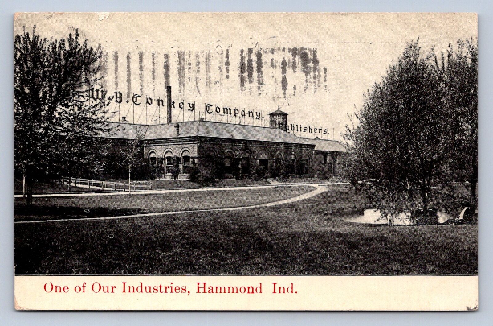 J91/ Hammond Indiana Postcard c1910 One of the Industries Factory  367