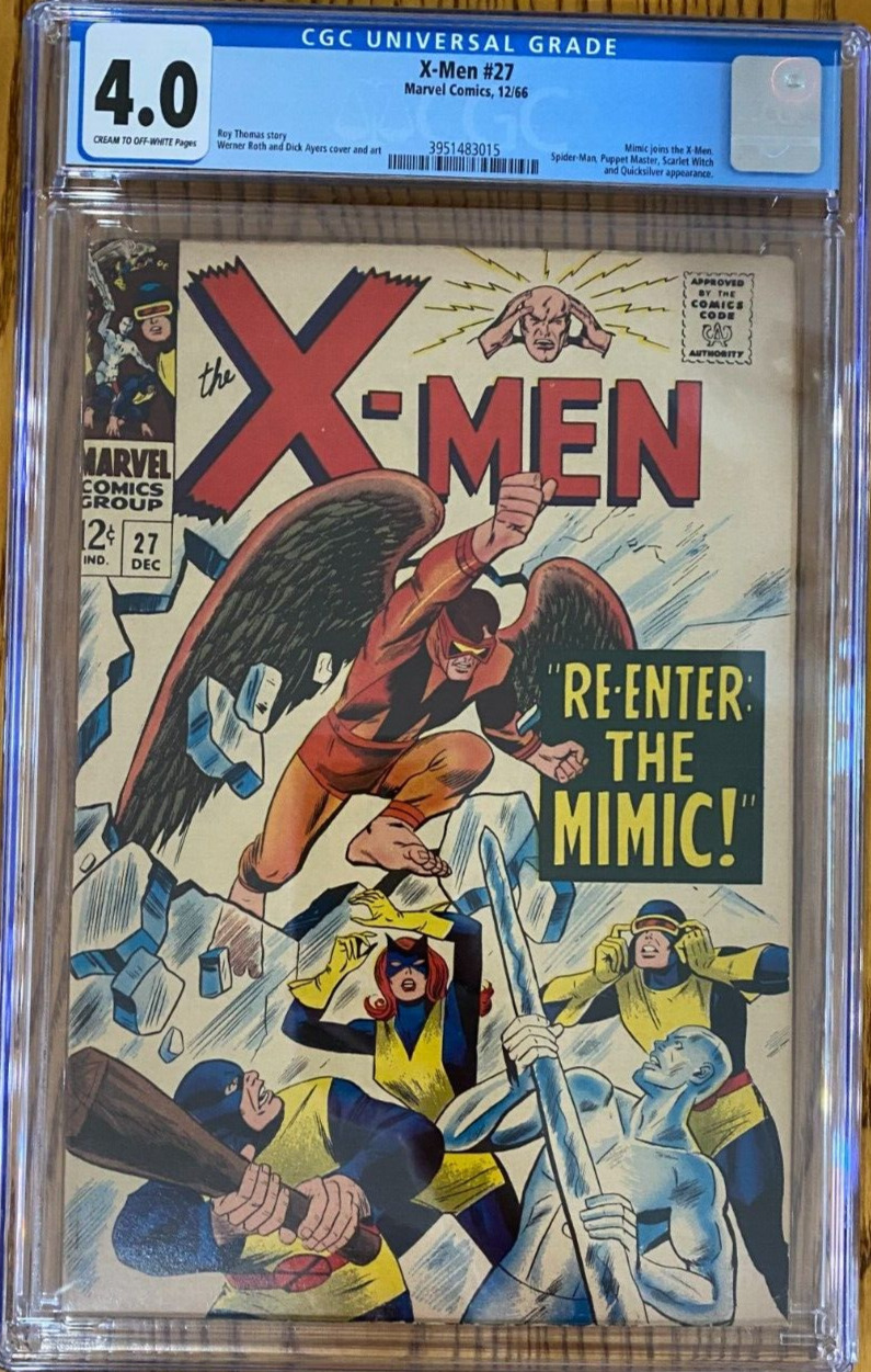 X-Men #27 CGC 4.0 Silver Age Comics  12/66