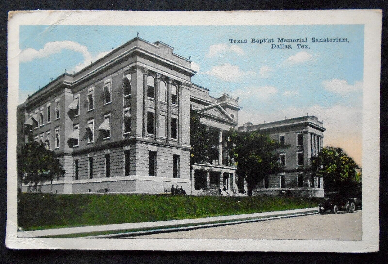 Dallas, TX, Texas Baptist Memorial Sanatorium, postmarked 1917