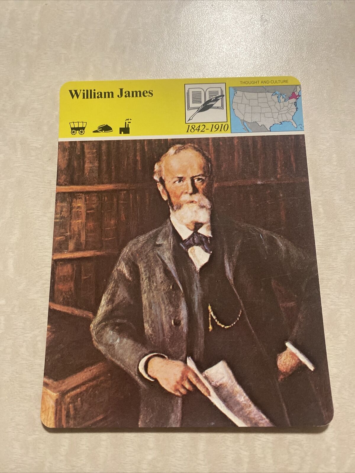 1981 panarizon william james card unlaminated