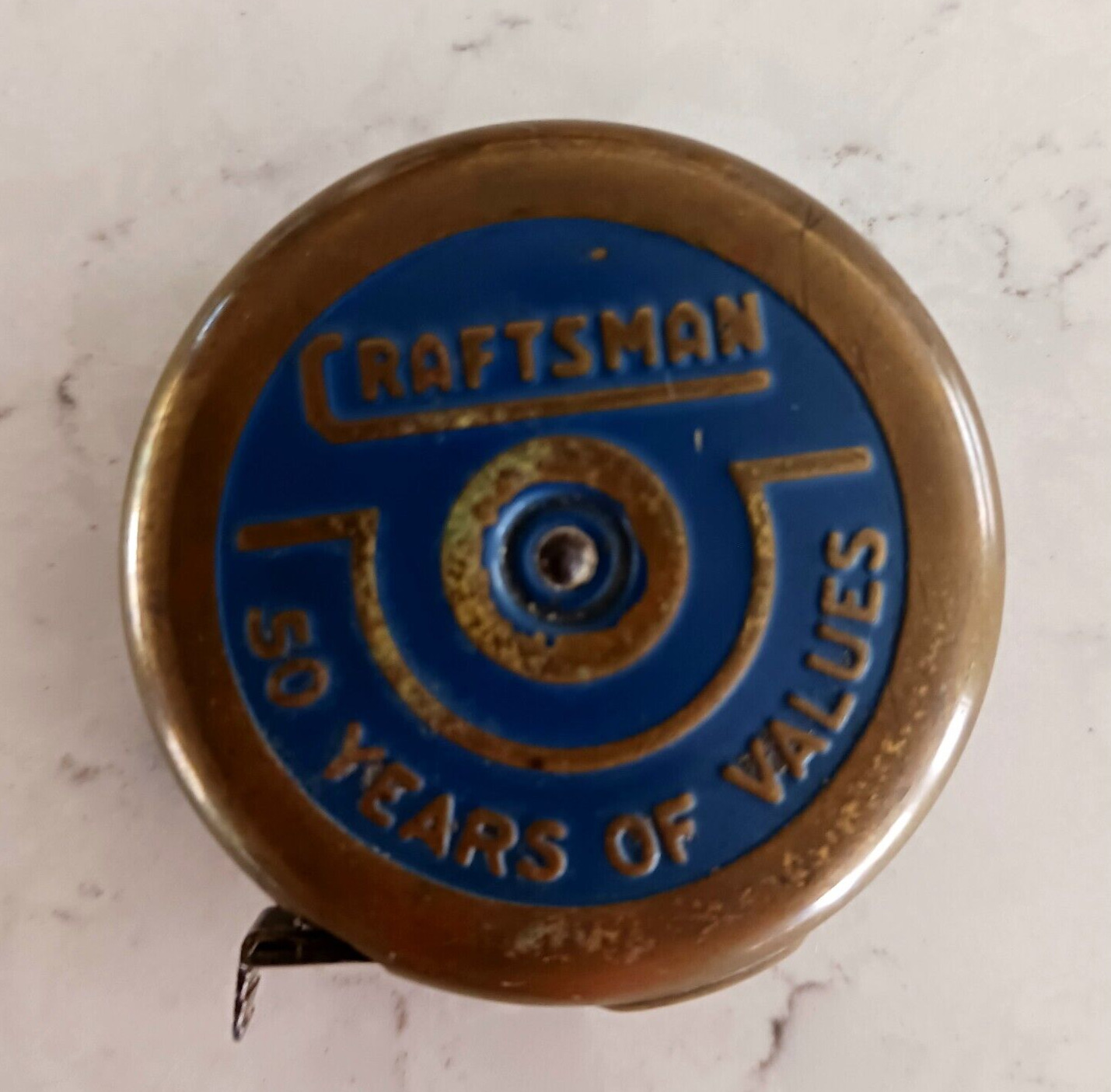 Antique 1936 Craftsman 1886-1936 50 Years “Golden Rule” 6’ Tape Measure RARE