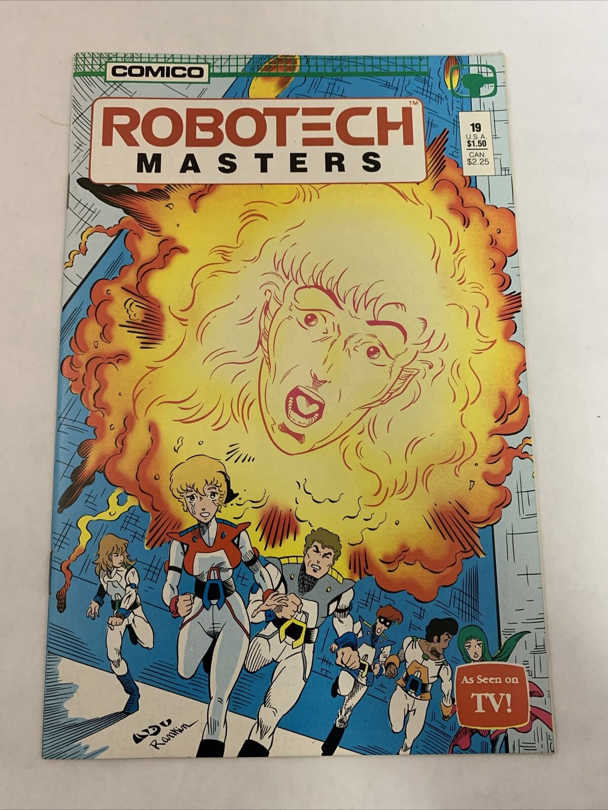 ROBOTECH Masters # 19 Comico 1987  Vintage 80s Anime Dana Sterling 15th Squadron