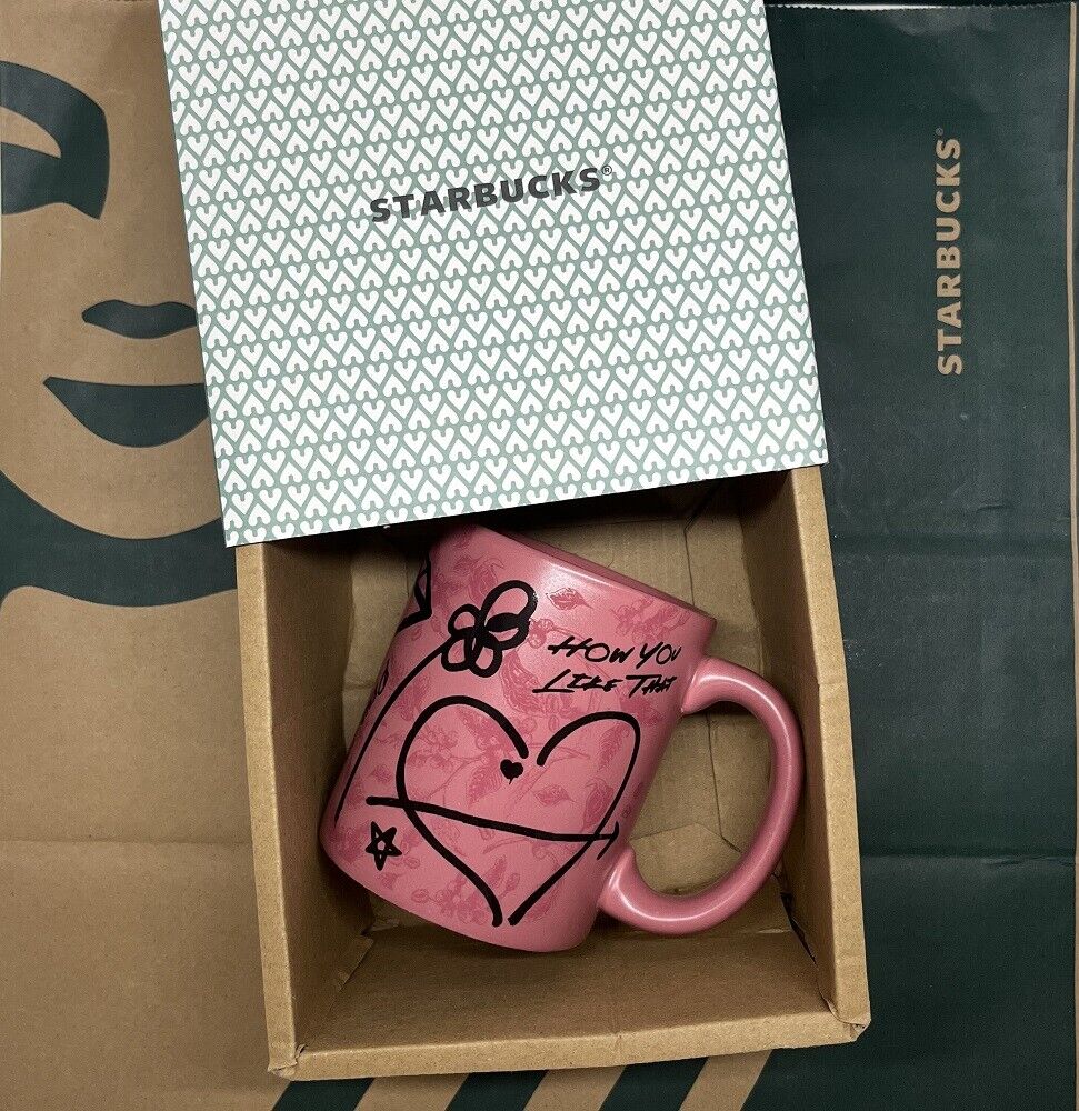 2023 Starbucks Thailand Blackpink Barbie Pink Coffee Mug Cup + Box Tumbler Gifts
