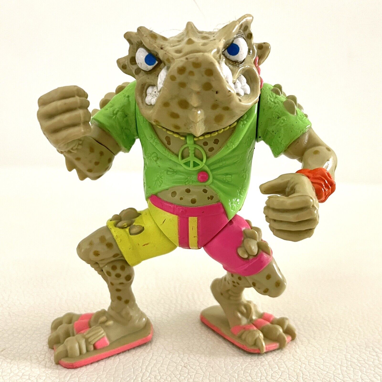 Vtg 90s TMNT Napoleon Bonafrog Action Figure Teenage Mutant Ninja Turtles 1990