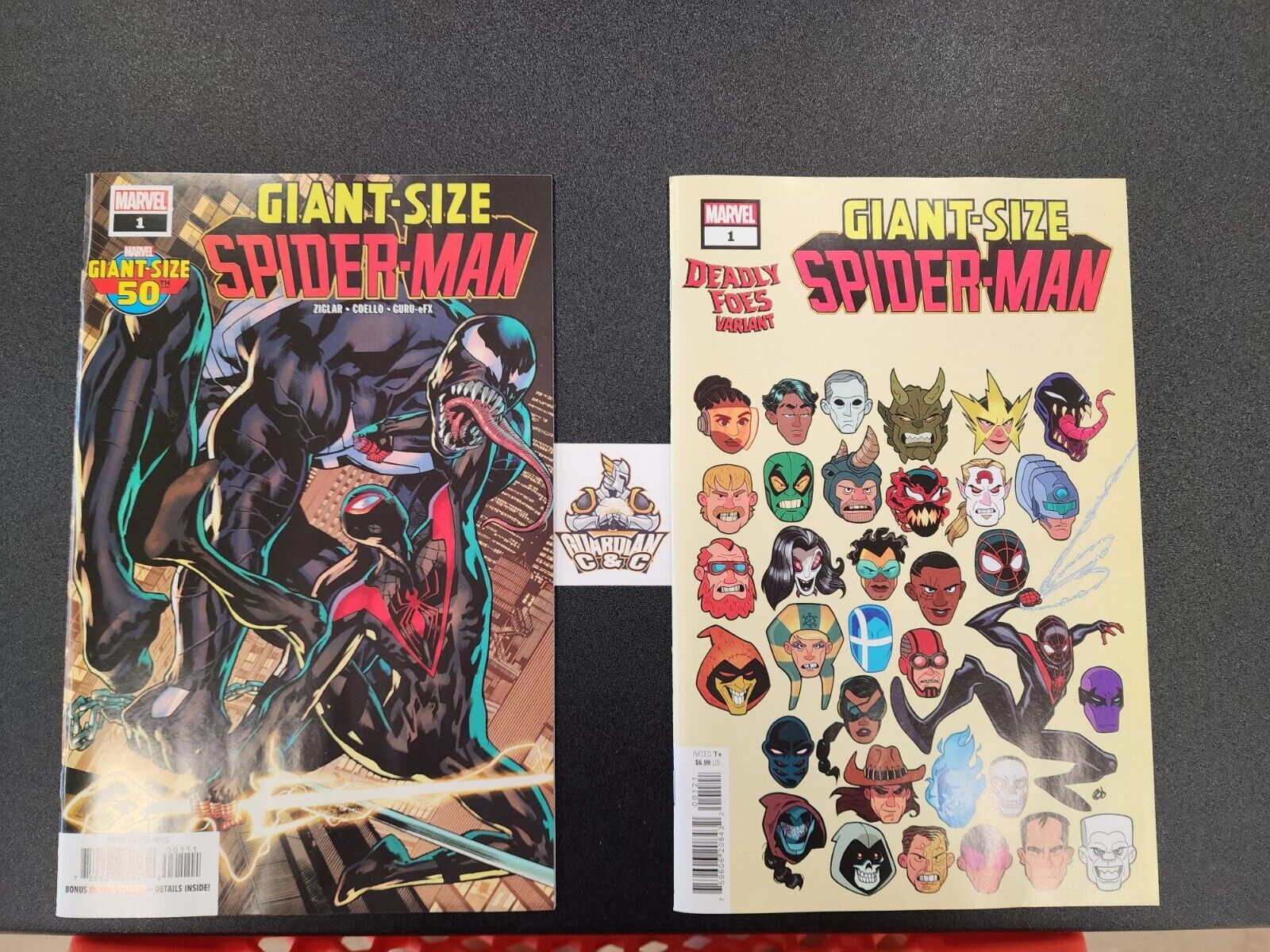 Giant-Size Spiderman #1 (2024) Marvel Comics 2 Book Lot Deadly Foes Variant NEW