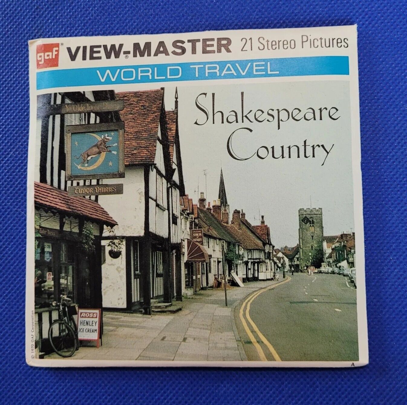 Gaf B159 Shakespeare Country Warwickshire England view-master 3 Reels Packet