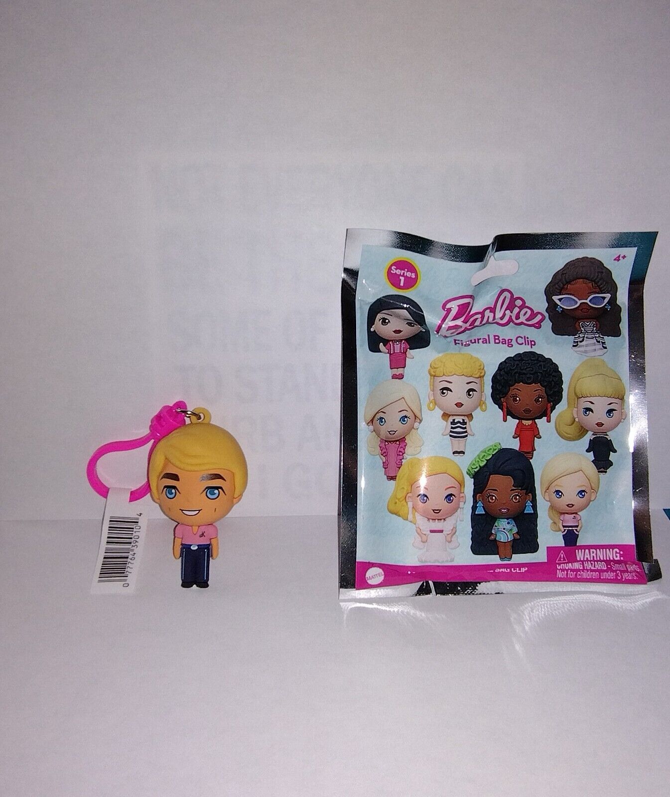 Barbie (Ken) Monogram Series 1 Exclusive B Figural Bag Clip 