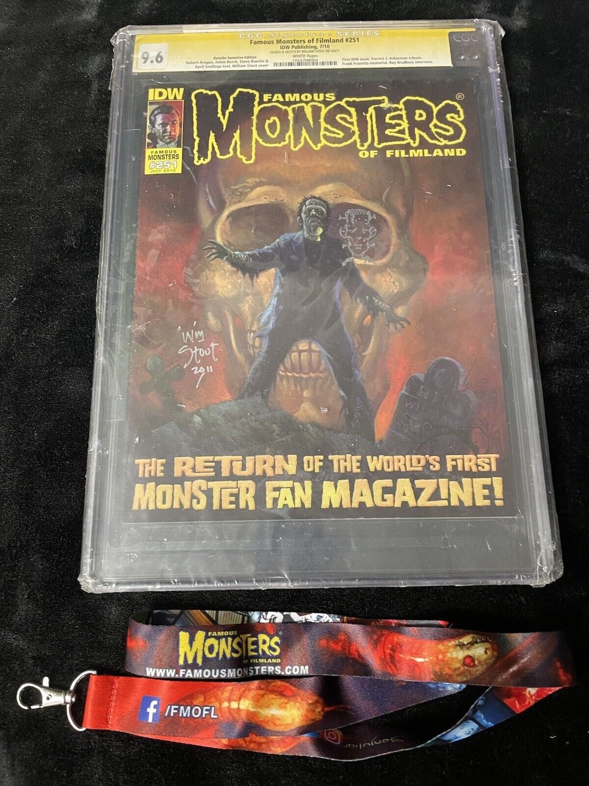 FAMOUS MONSTERS OF FILMLAND #44  CGC 9.6 High Grade Near Mint+ Condition Rare 