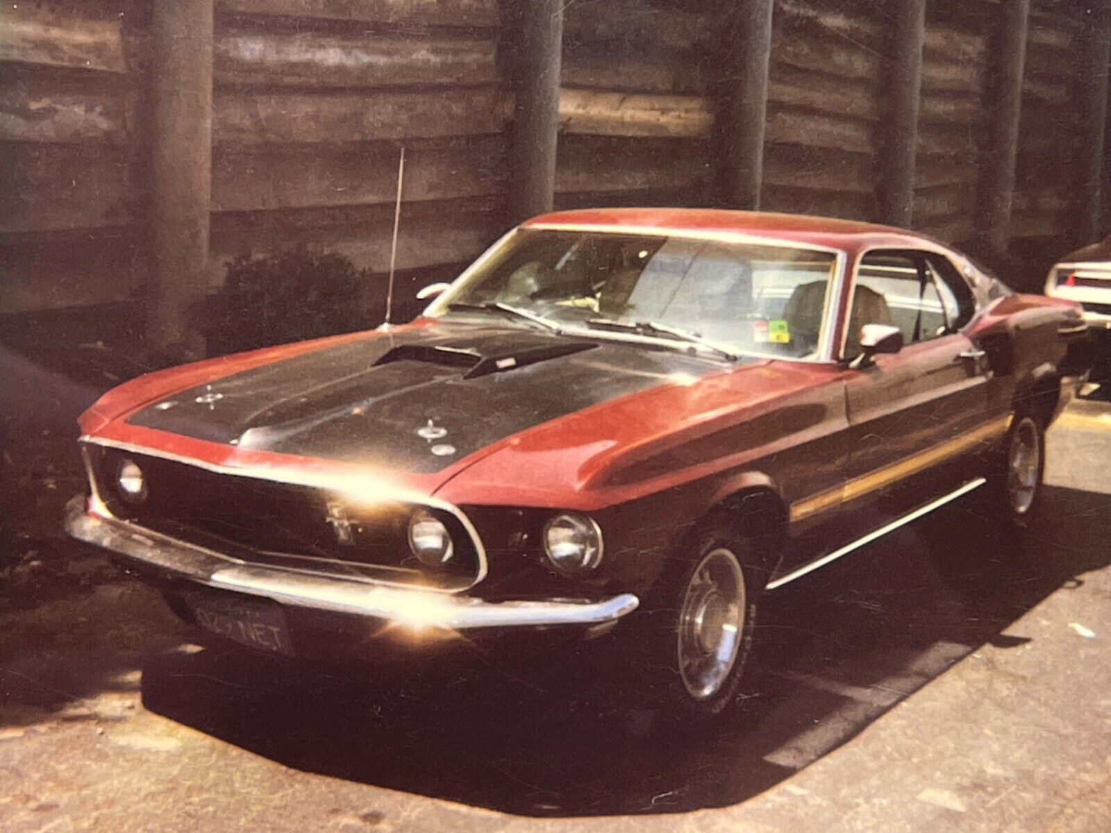 CCJ 2 Photographs From 1980-90\'s Polaroid Artistic Of A 1969 Ford Mach I 390