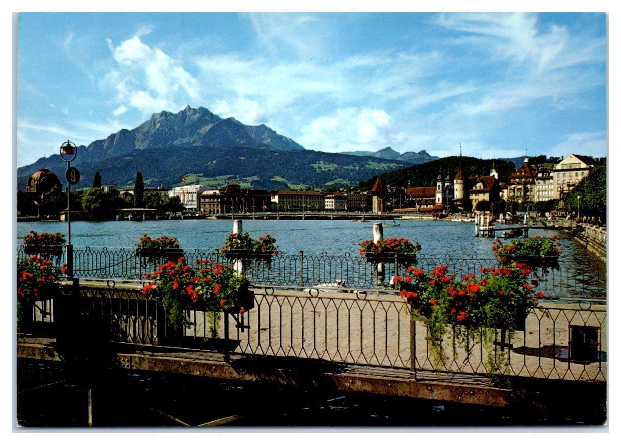 Lucerne Switzerland Mt. Pilate Unused Postcard