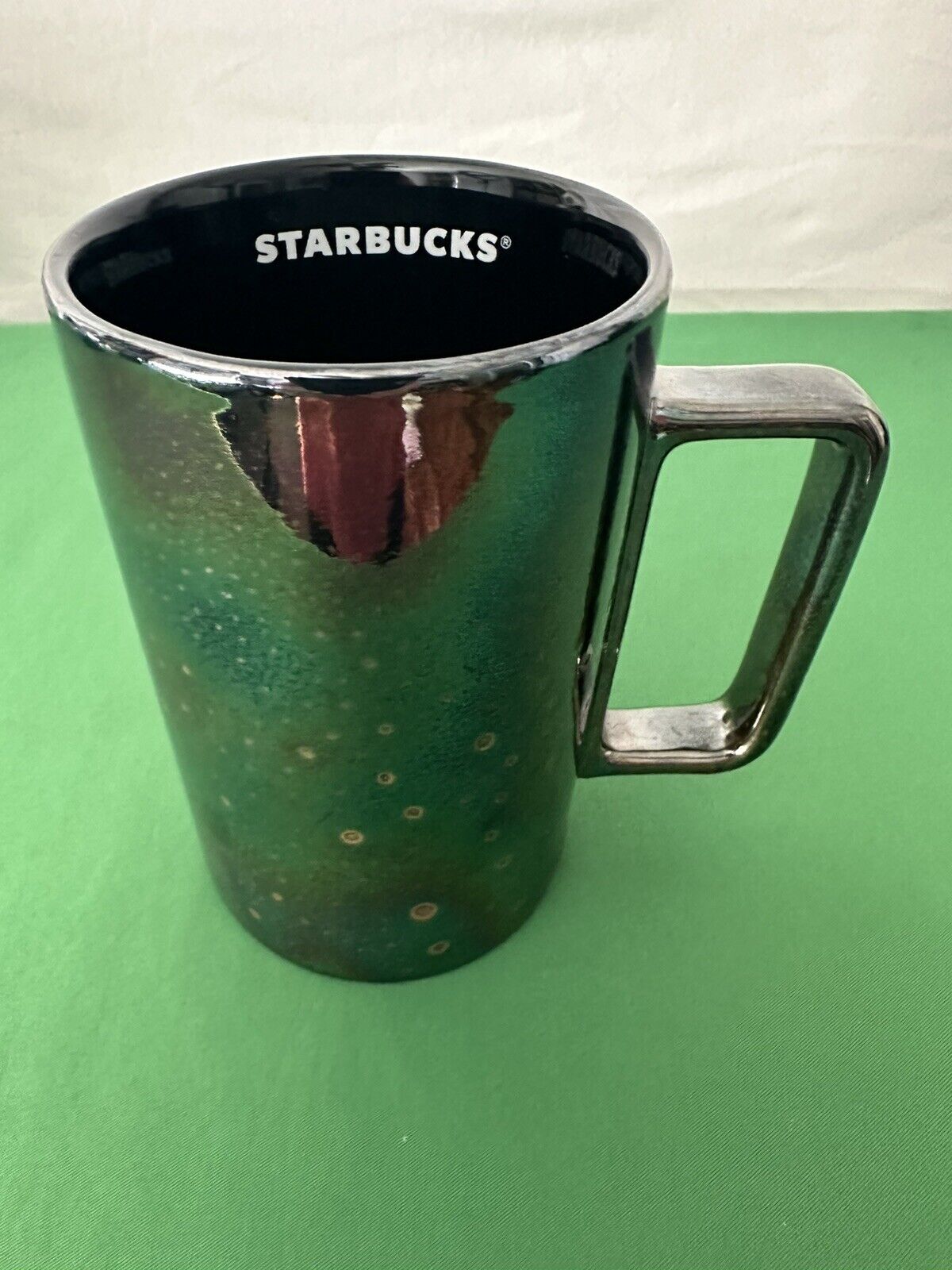 2021 STARBUCKS Iridescent Oil Slick Textured Tall Coffee Mug Cup 12 oz