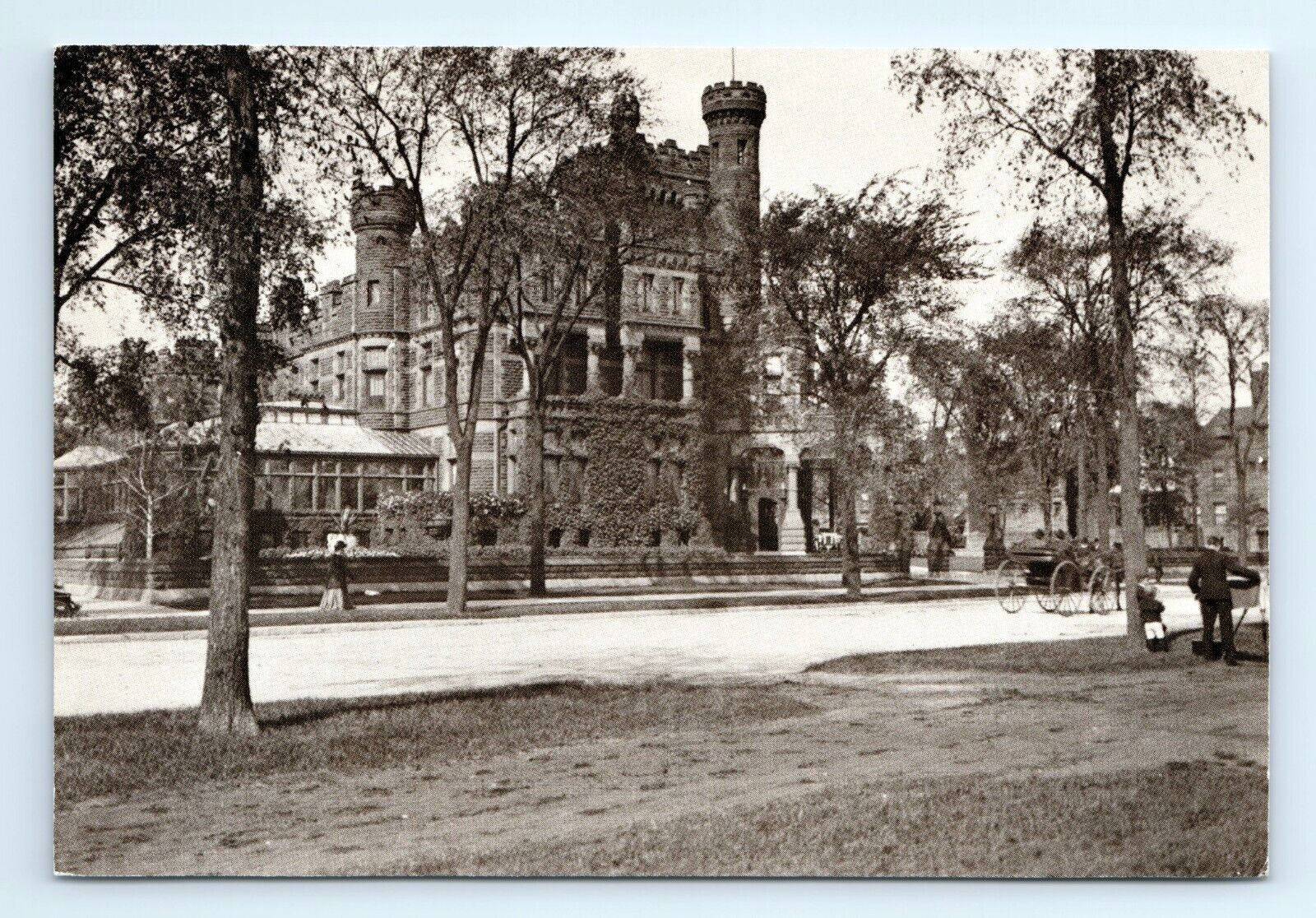 1900 Mansion Potter Palmer Castle Lake Shore Dr Chicago IL Postcard