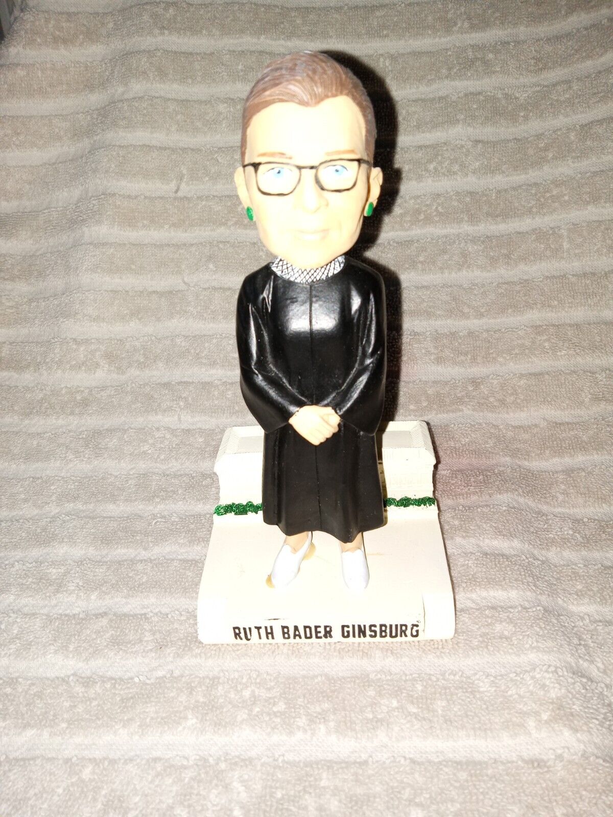 Limited Edition Ruth Bader Ginsburg Bobblehead Court Bobbles RARE Serious Face