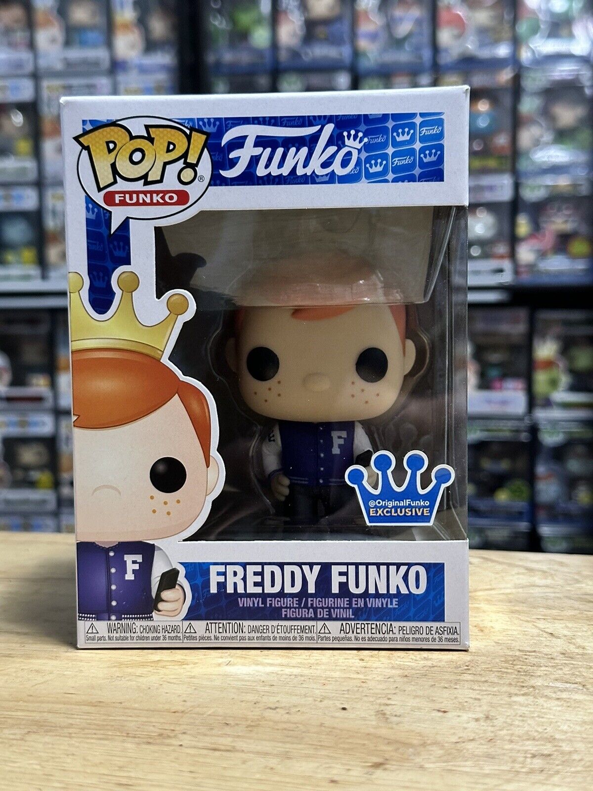 Funko POP Freddy Funko @OriginalFunko Exclusive Social Media 2021 +Protector
