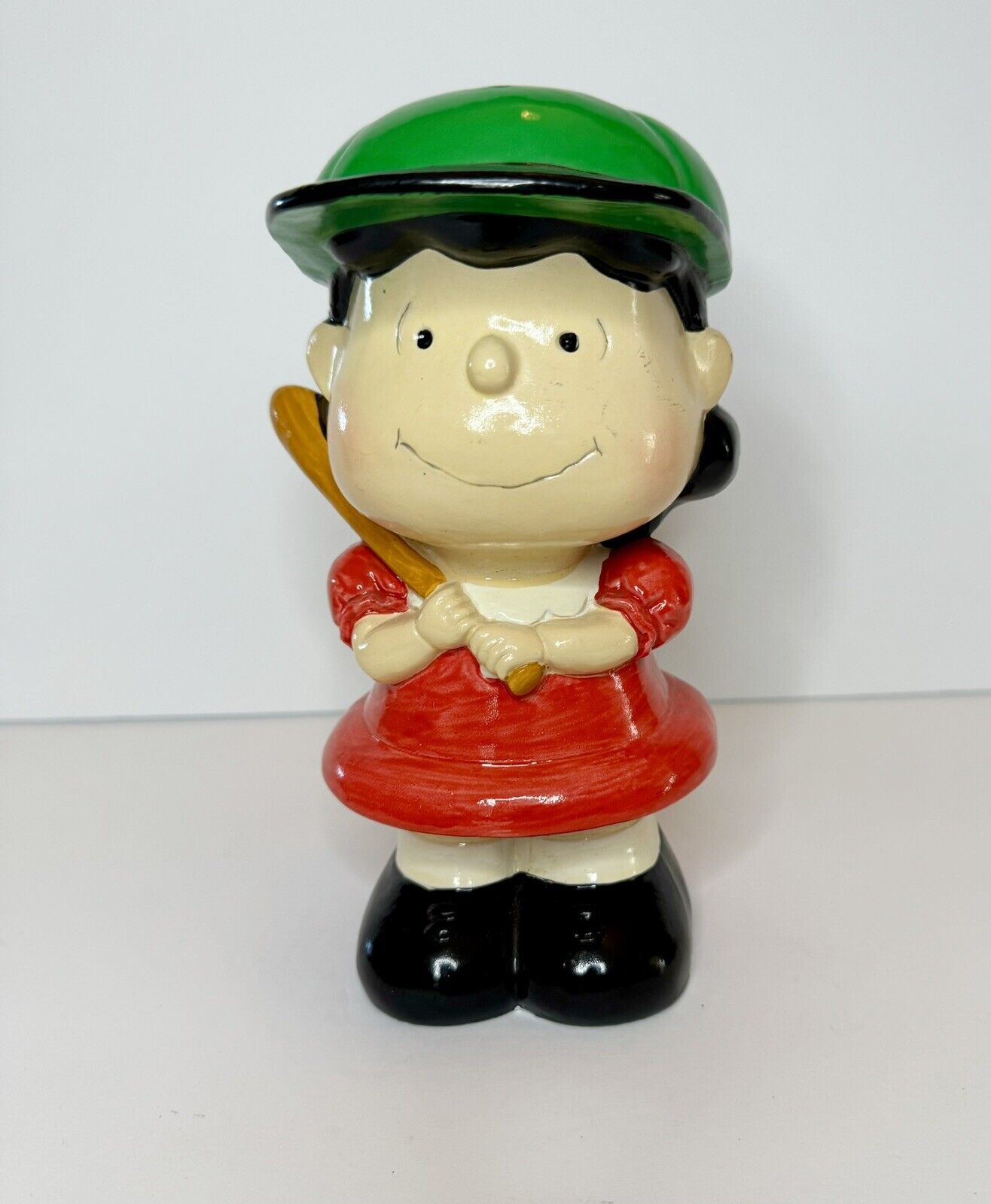 Peanuts Vintage LUCY Baseball Bank w/Stopper 1971 Japan Charlie Brown Snoopy
