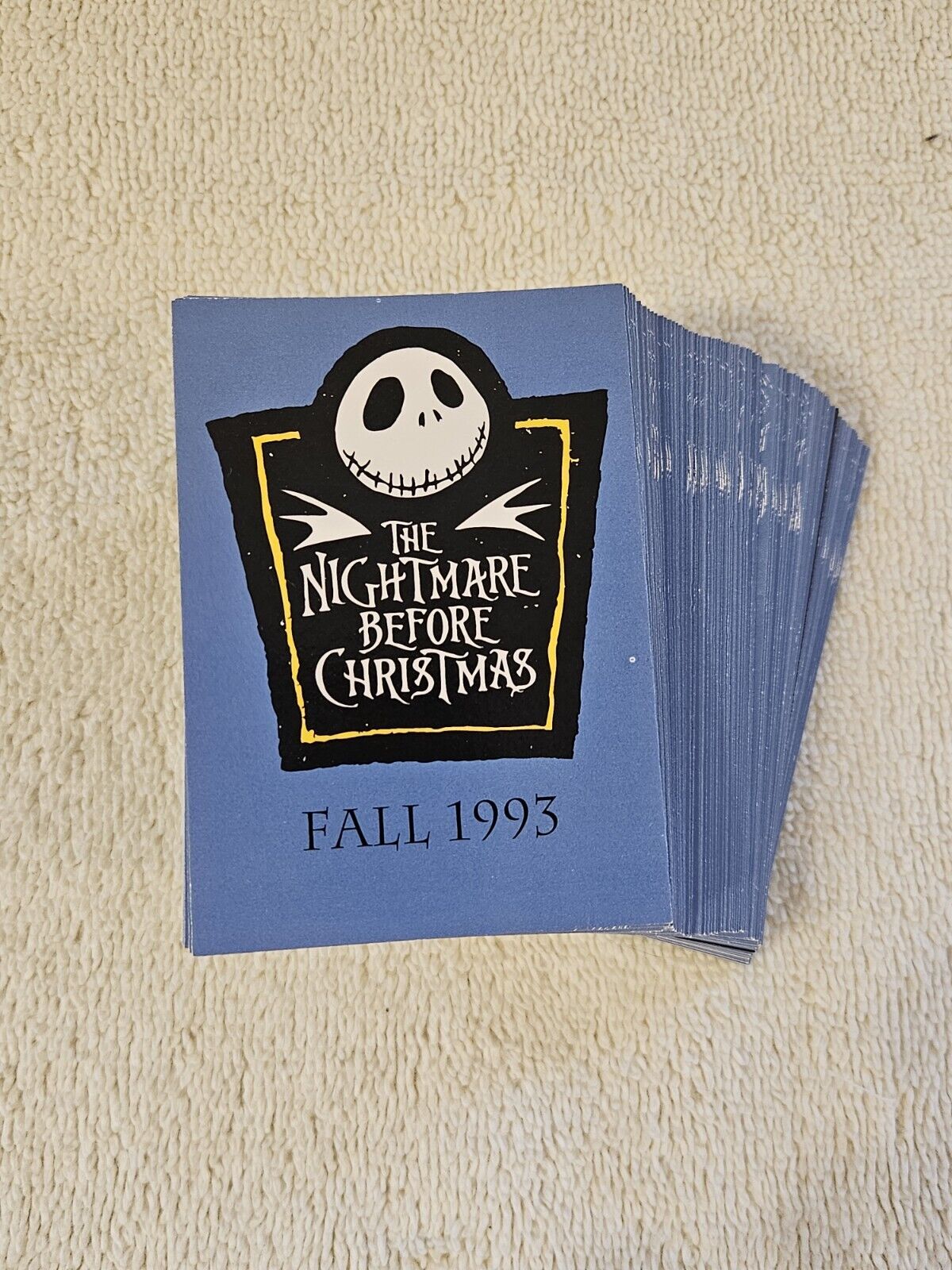 Original 1993 Skybox Nightmare Before Christmas Trading Card Partial Set 96 Asst