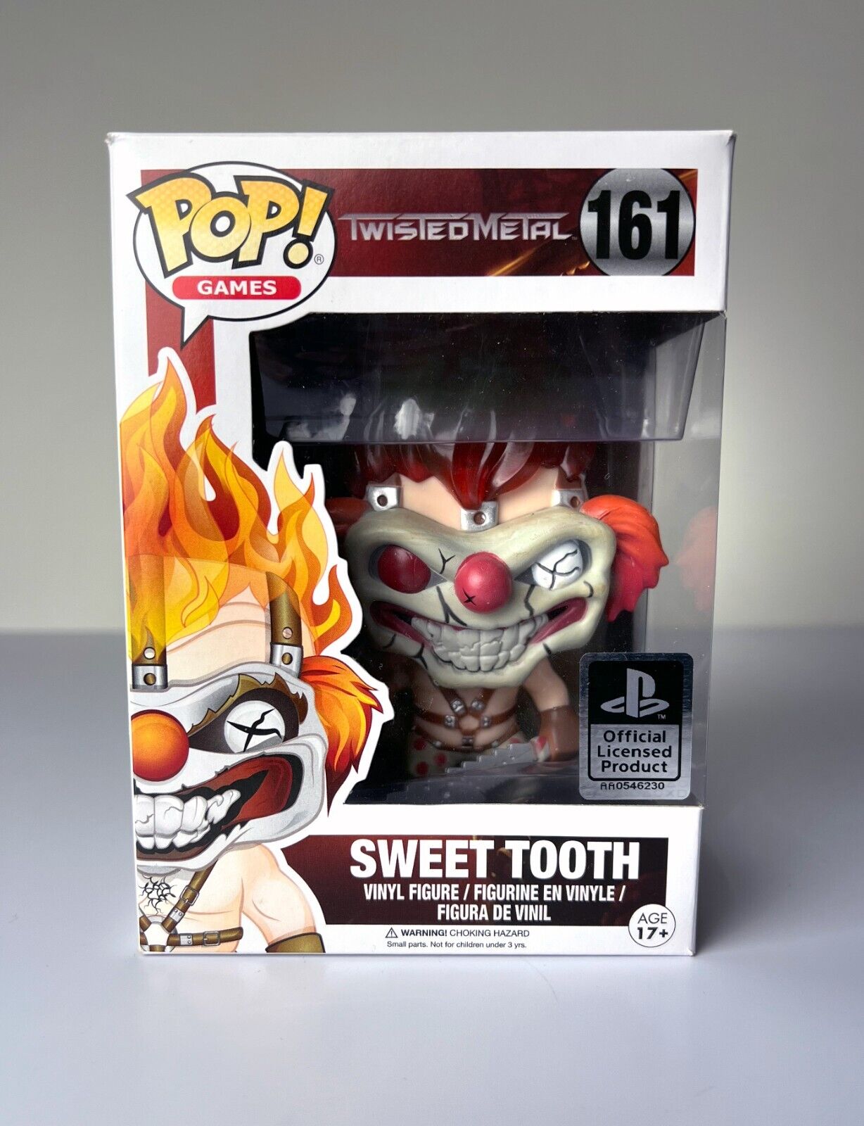 Funko Pop Twisted Metal SWEET TOOTH #161 - (PlayStation) {Vaulted} w/ Protector