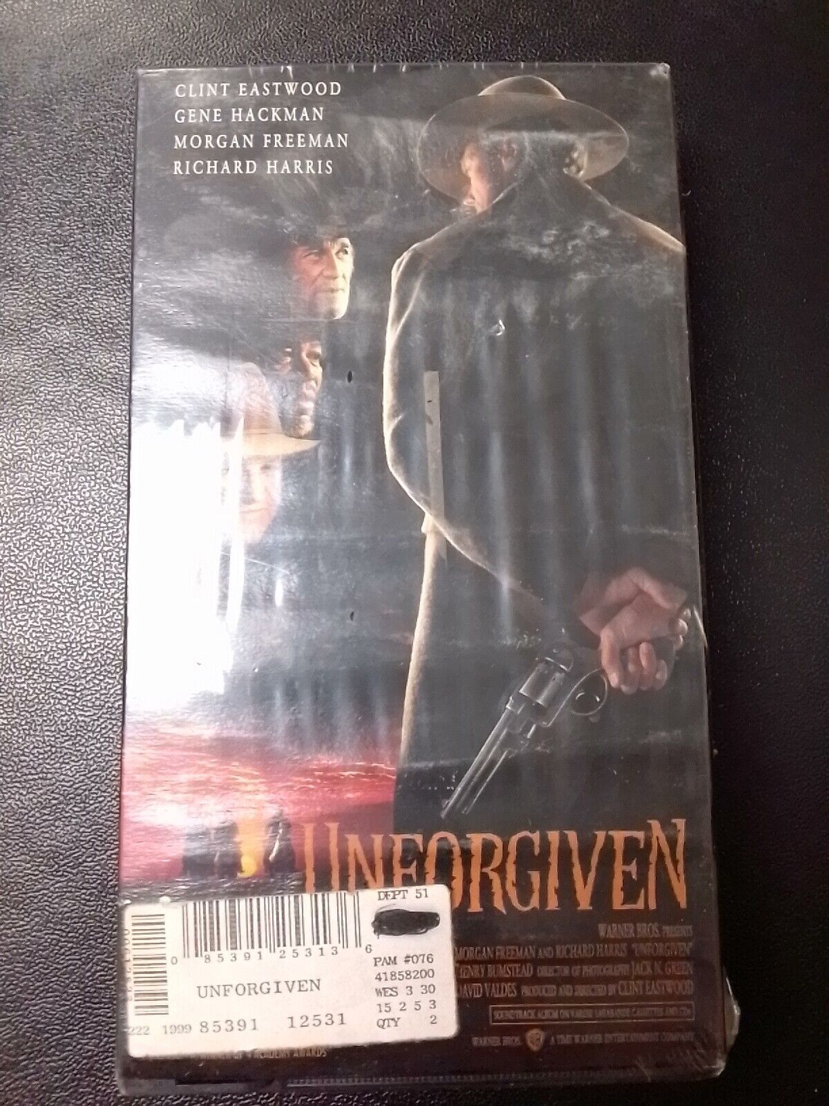 Unforgiven (VHS, 1993) tape vintage new sealed