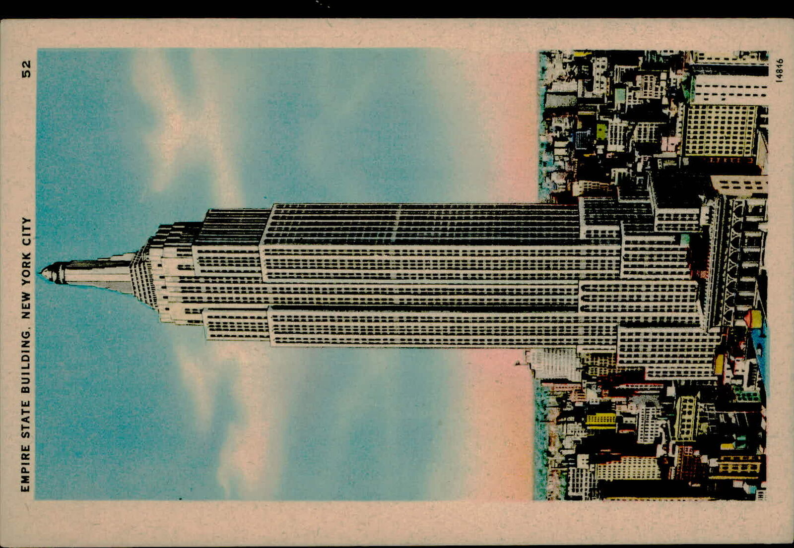 Postcard: EMPIRE STATE BUILDING, NEW YORK CITY