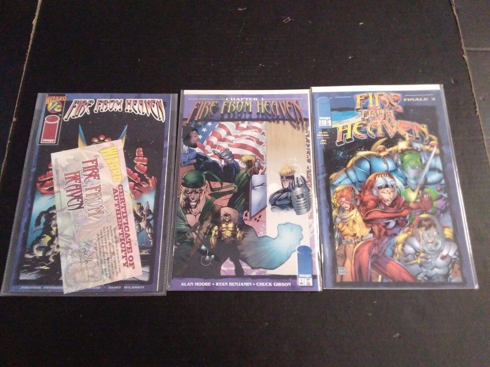 Fire From Heaven 1-2 (1996) PLus Wizard 1/2 with Coa Image SBX15