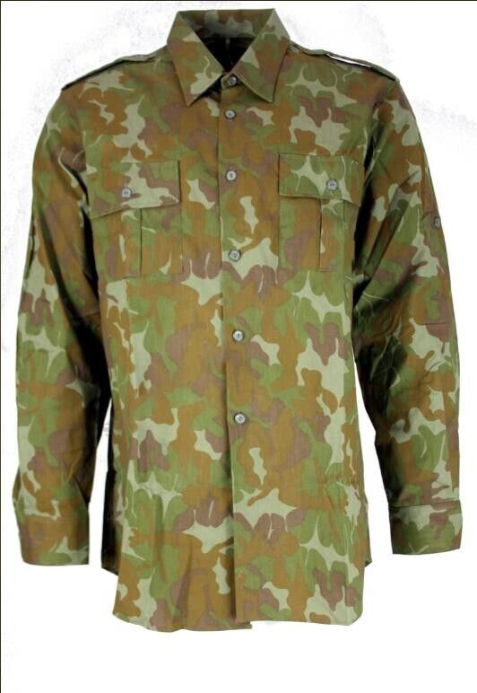 Romanian Army Camo Leaf Camo M90 Field Shirt Military Camouflage Size Small