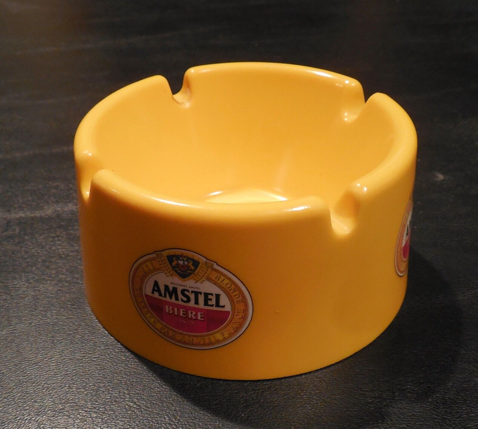 Amstel Beer ashtray, gold