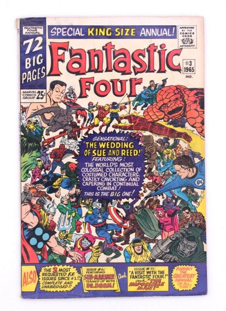 Fantastic Four Volume 1, Annual #3 (July 1965)