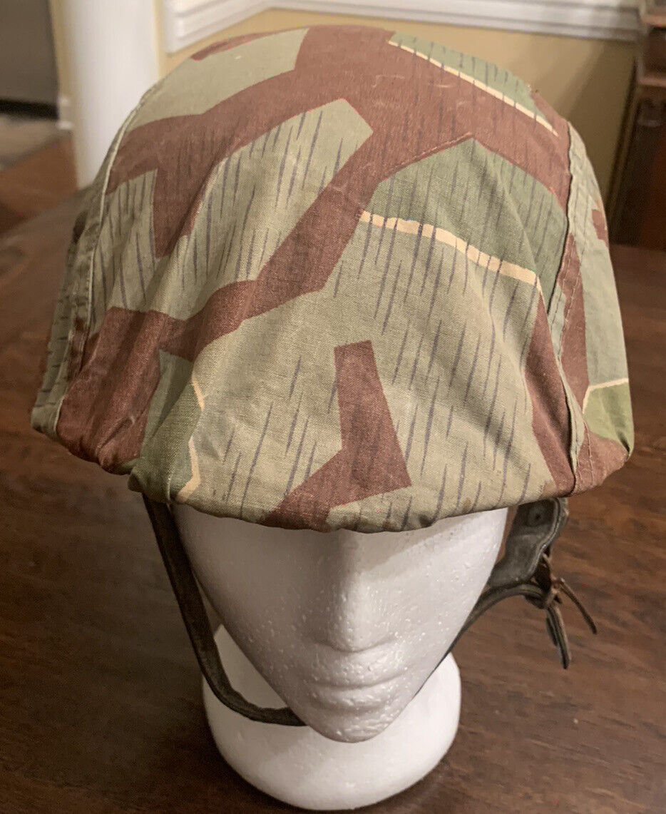 Rare West German Bundeswehr Splinter Camouflage Helmet (1956)