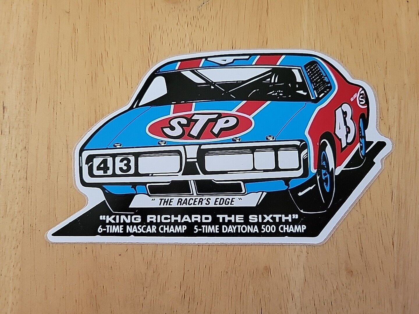 Vintage 1972 STP Richard Petty NASCAR Daytona Dodge Charger Decal/Sticker