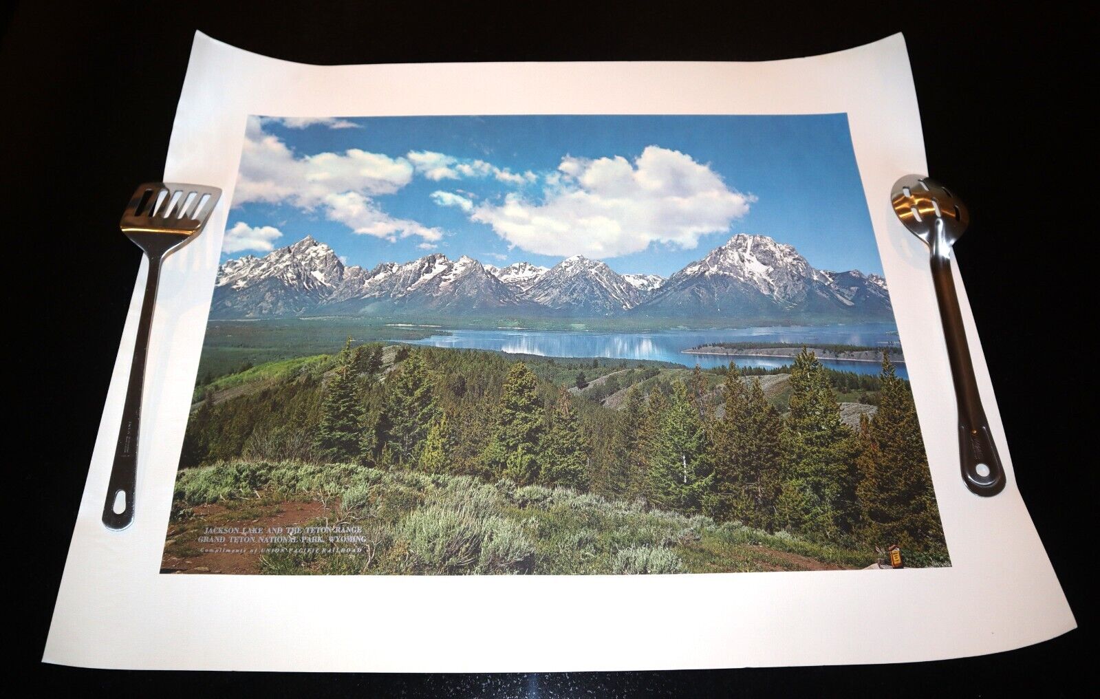 Union Pacific Poster | Grand Teton National Park Compliments UPRR 29.5 x 23.5