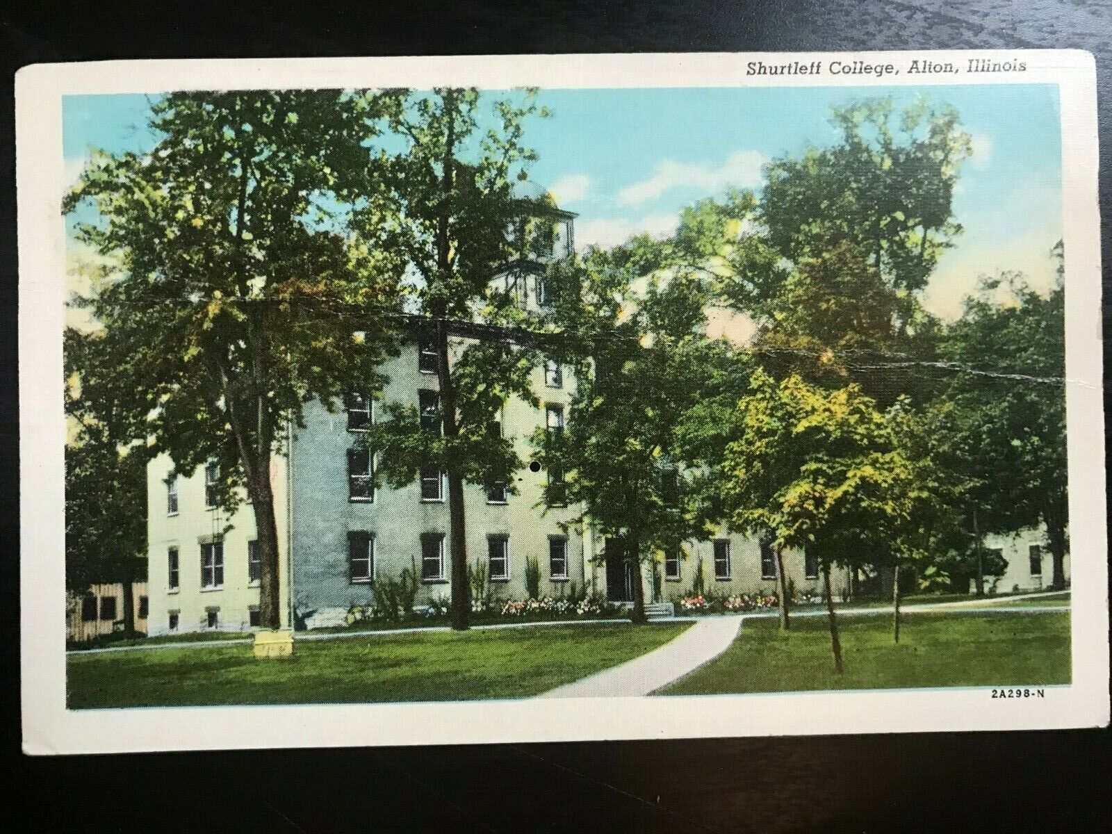 Vintage Postcard 1949 Shurtleff College, Alton, Illinois (IL)