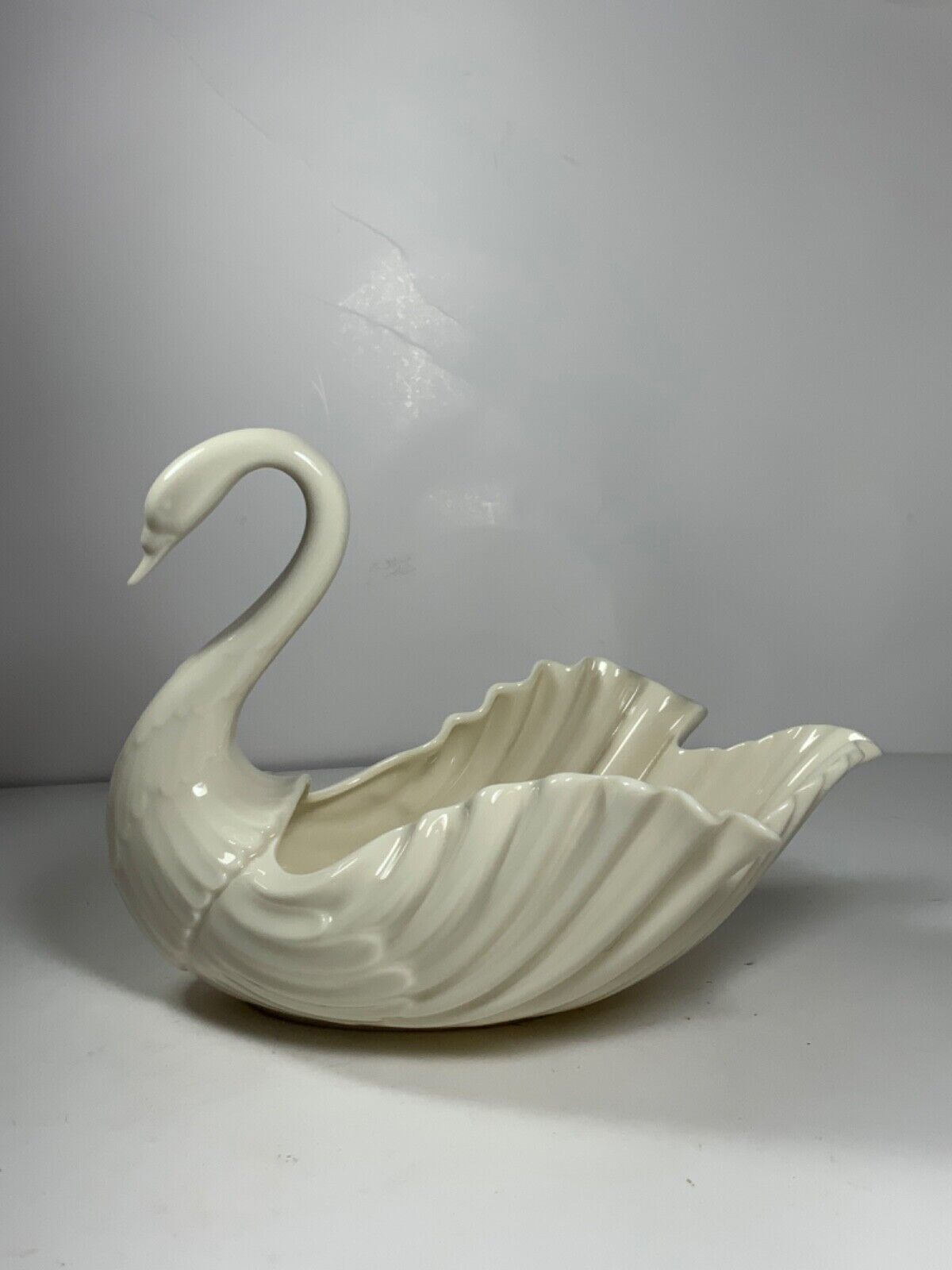 Vintage Lenox Large Porcelain Swan Dish 8.5 in.