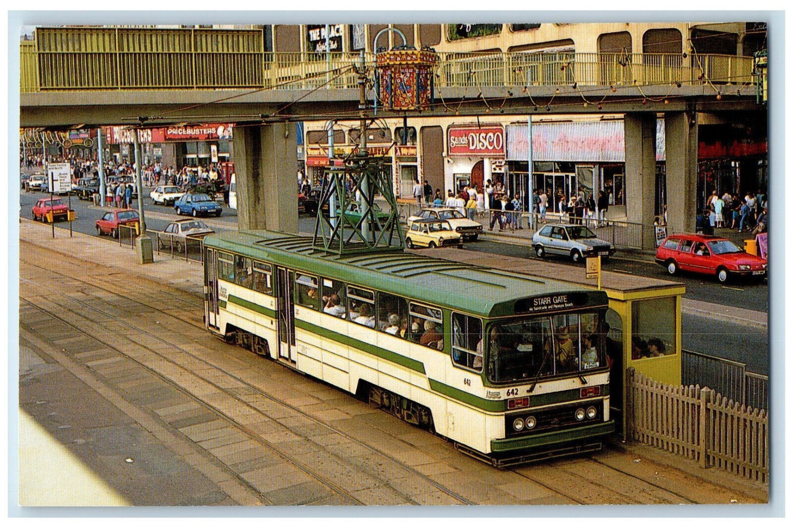 c1950's Blackpool Transport Centenary Class Tram Number 642 England Postcard