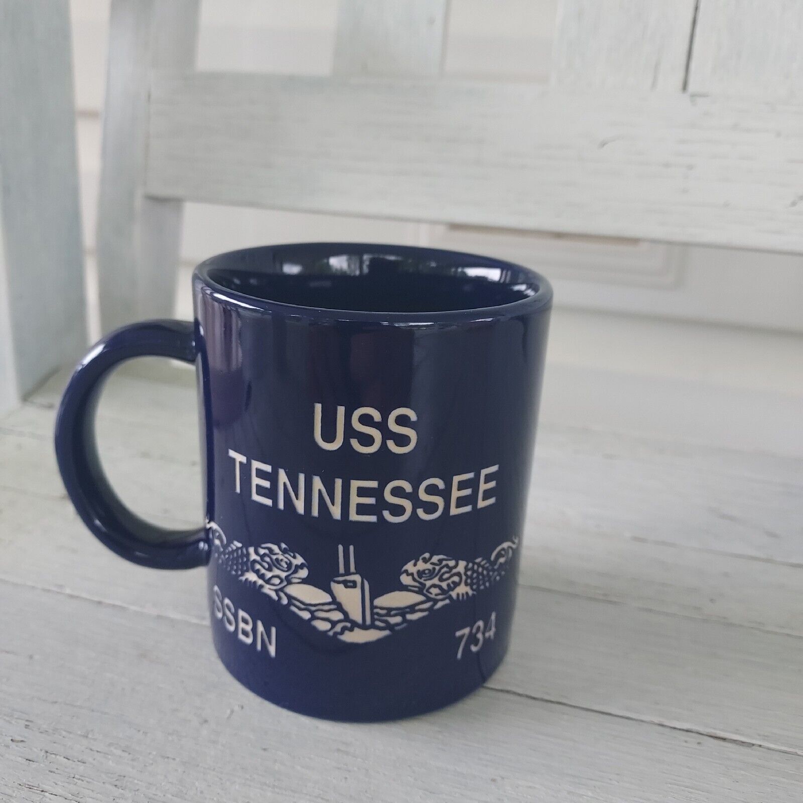 Vintage USS Tennessee SSBN 734 Submarine Diner Coffee Mug Cup