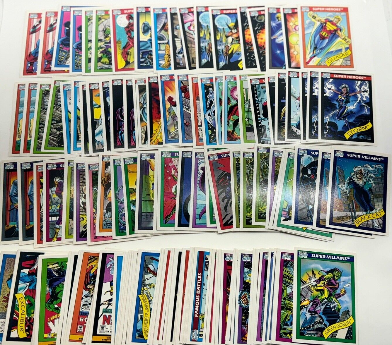🔥 1990 Impel Marvel Universe Card Lot (160 Cards) 🔥Beautiful Condition a39