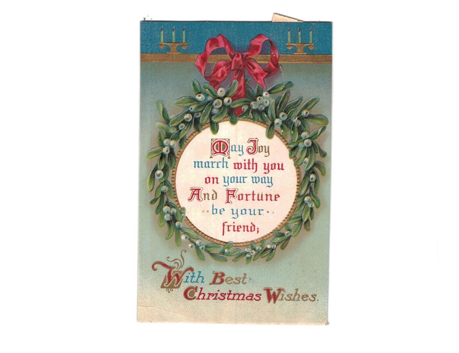 Christmas Joy March With You Fortune Friend 1910 Sharp Stiff 