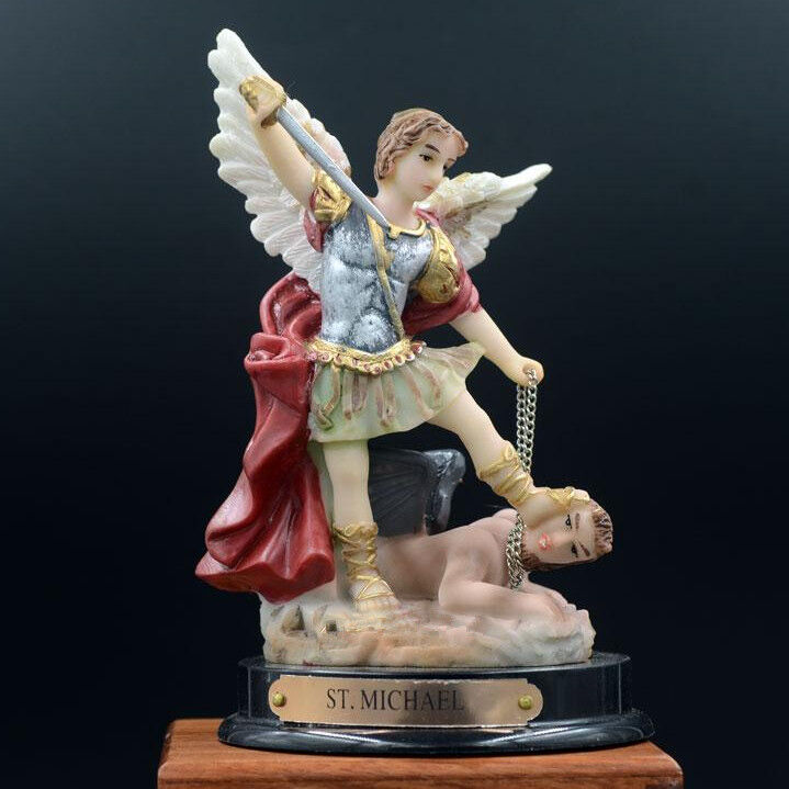 Holy Christian Catholic St. Michael Resin Statue Figurine religion gift