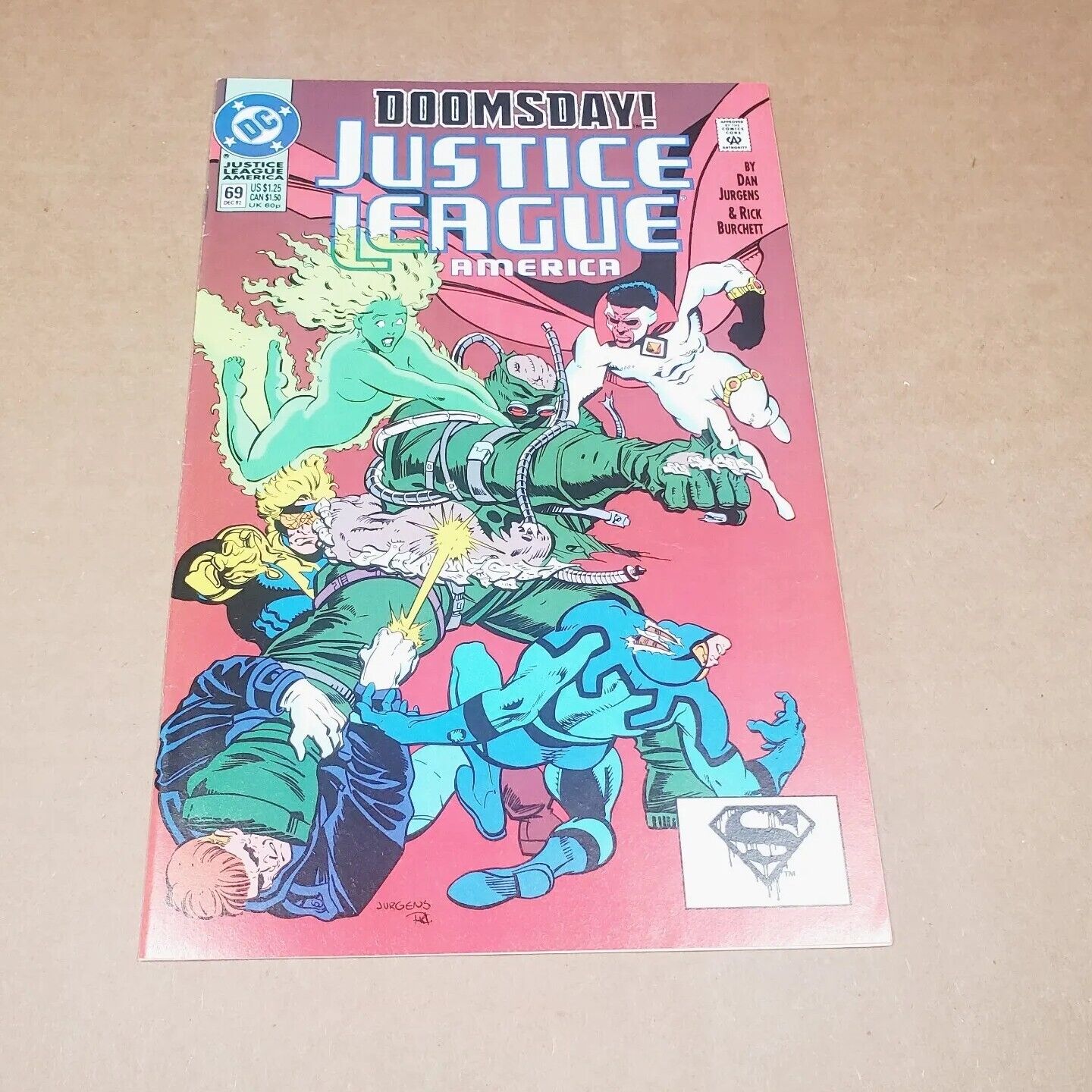 Justice League Of America #69 Dec 1992 Doomsday DC Comics
